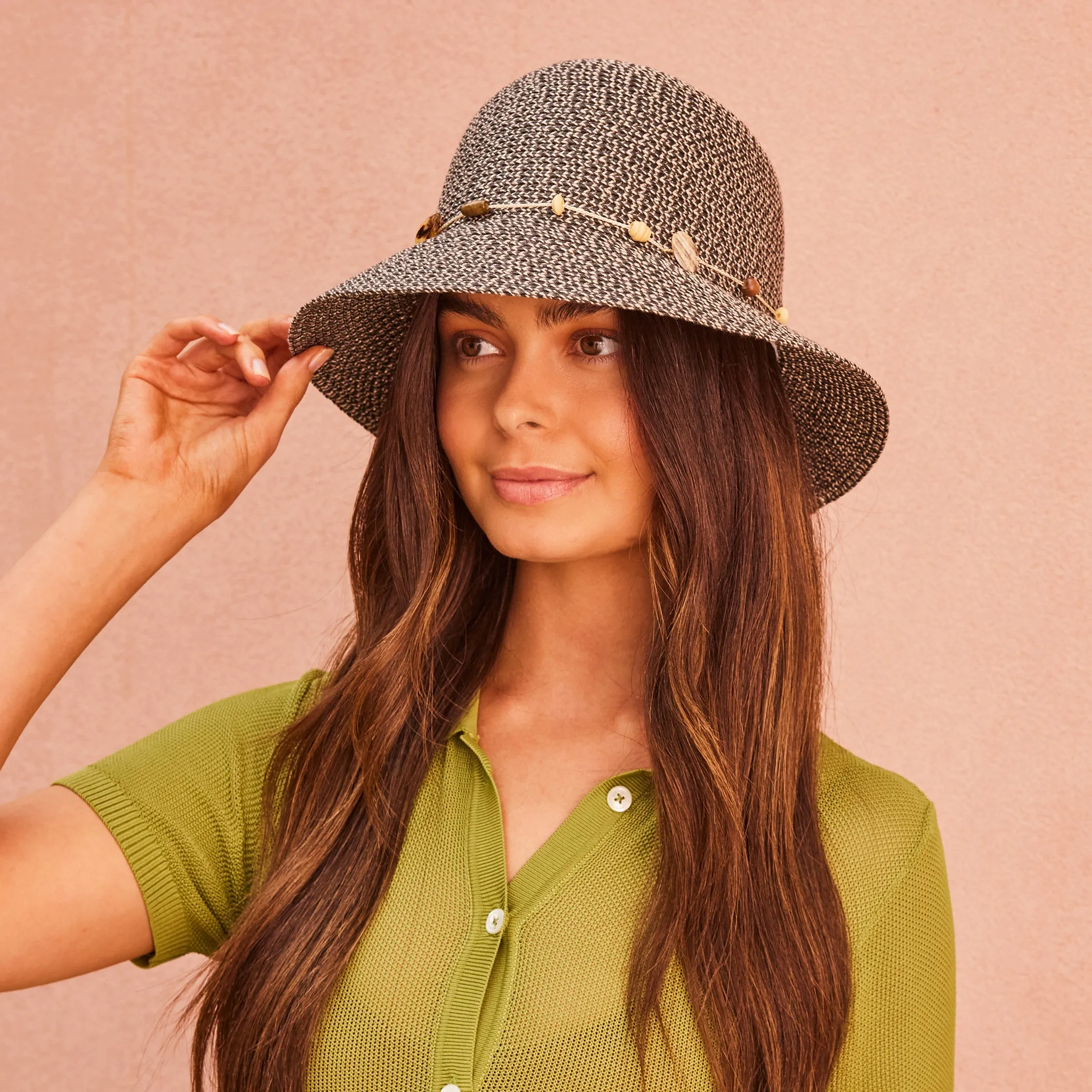 Bohemian Bucket Hat - Charcoal