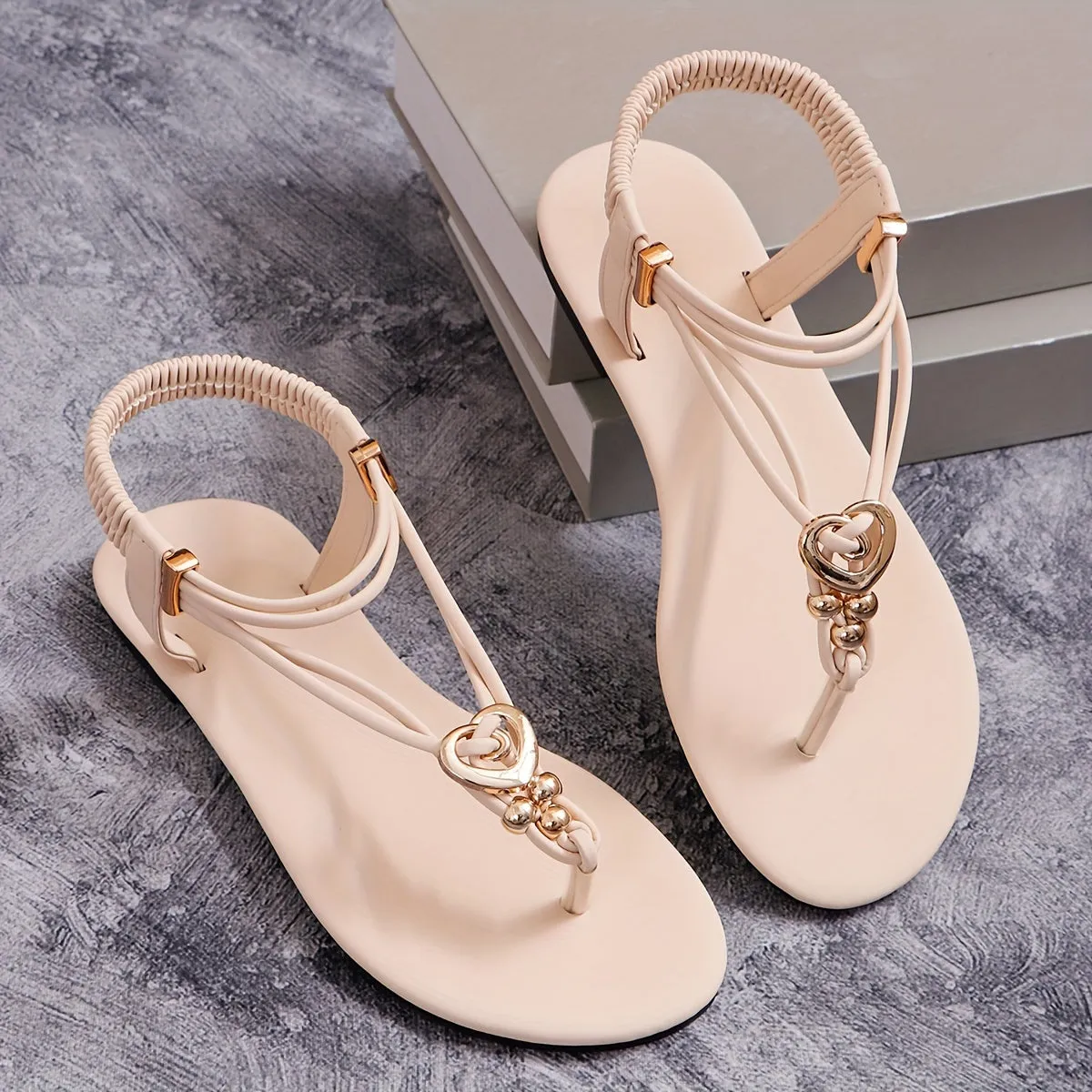 Bohemian Style Sandals with Split Toes