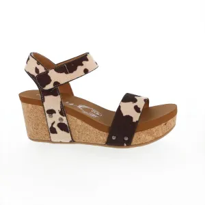 Bonita Cowhide Wedge