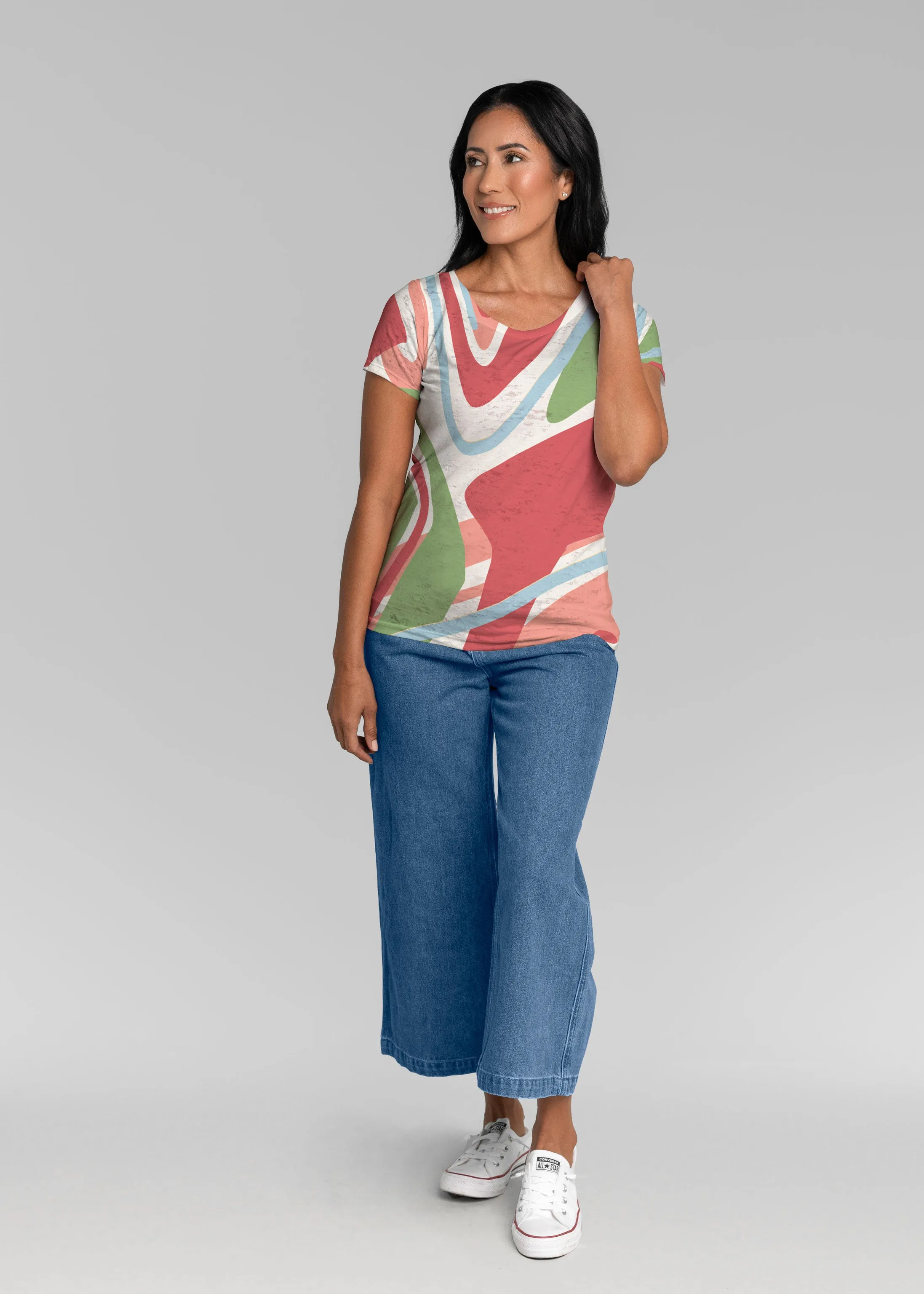Boomerang (17292) ~ Short Sleeve Scoop Shirt