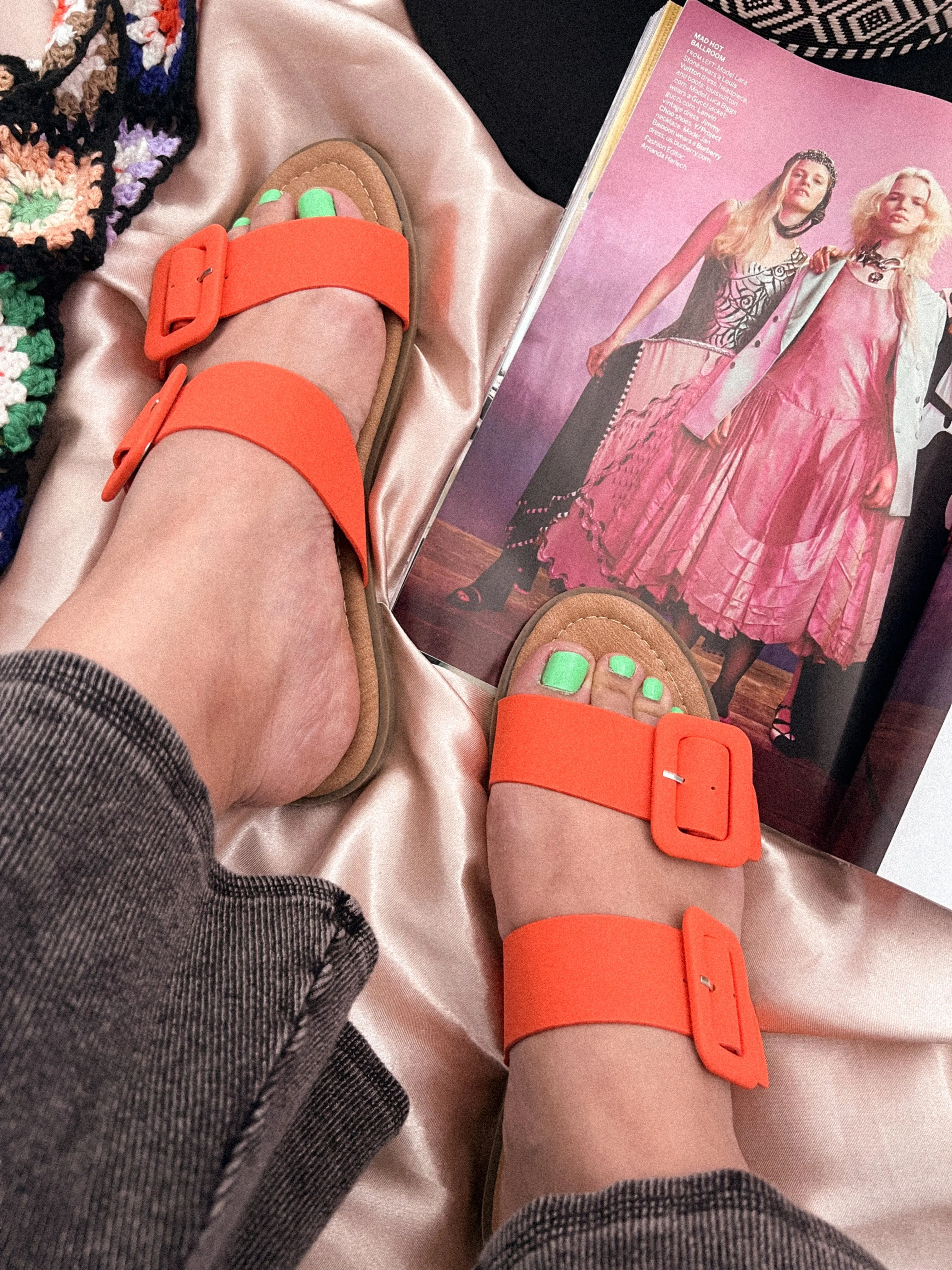 Bora Bora vacay sandals