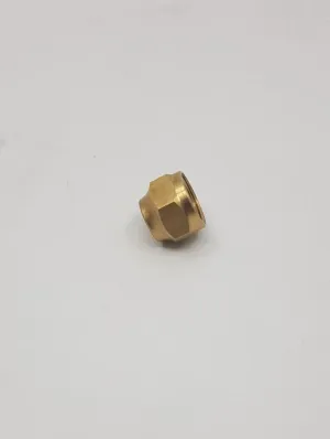 Brass Gas fitting 3-8 Flare Cap Nut for 3-8 Male Flare 01-5603
