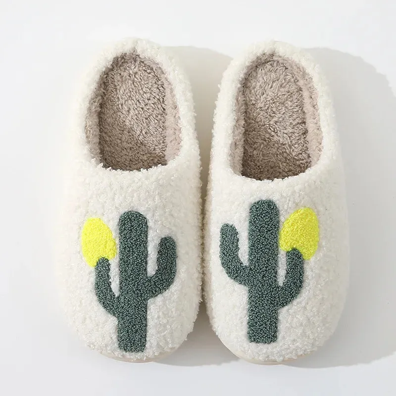 Cactus Cotton Slippers for Women