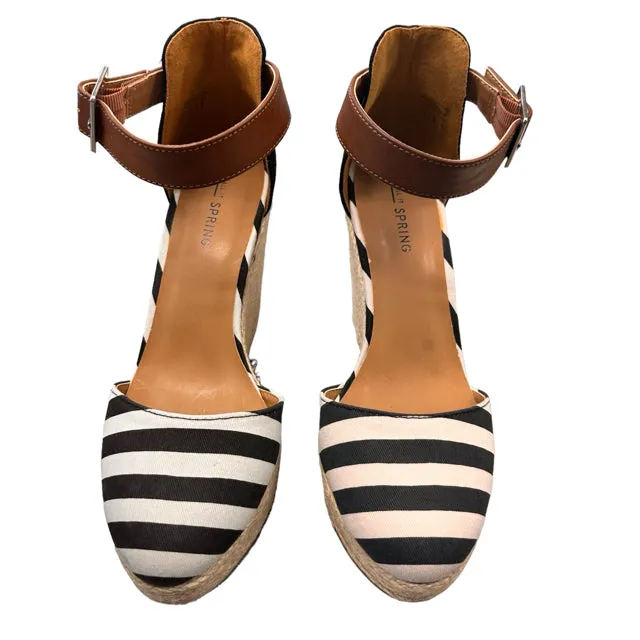 Call It Spring Striped Wedge Women's Size 7.5