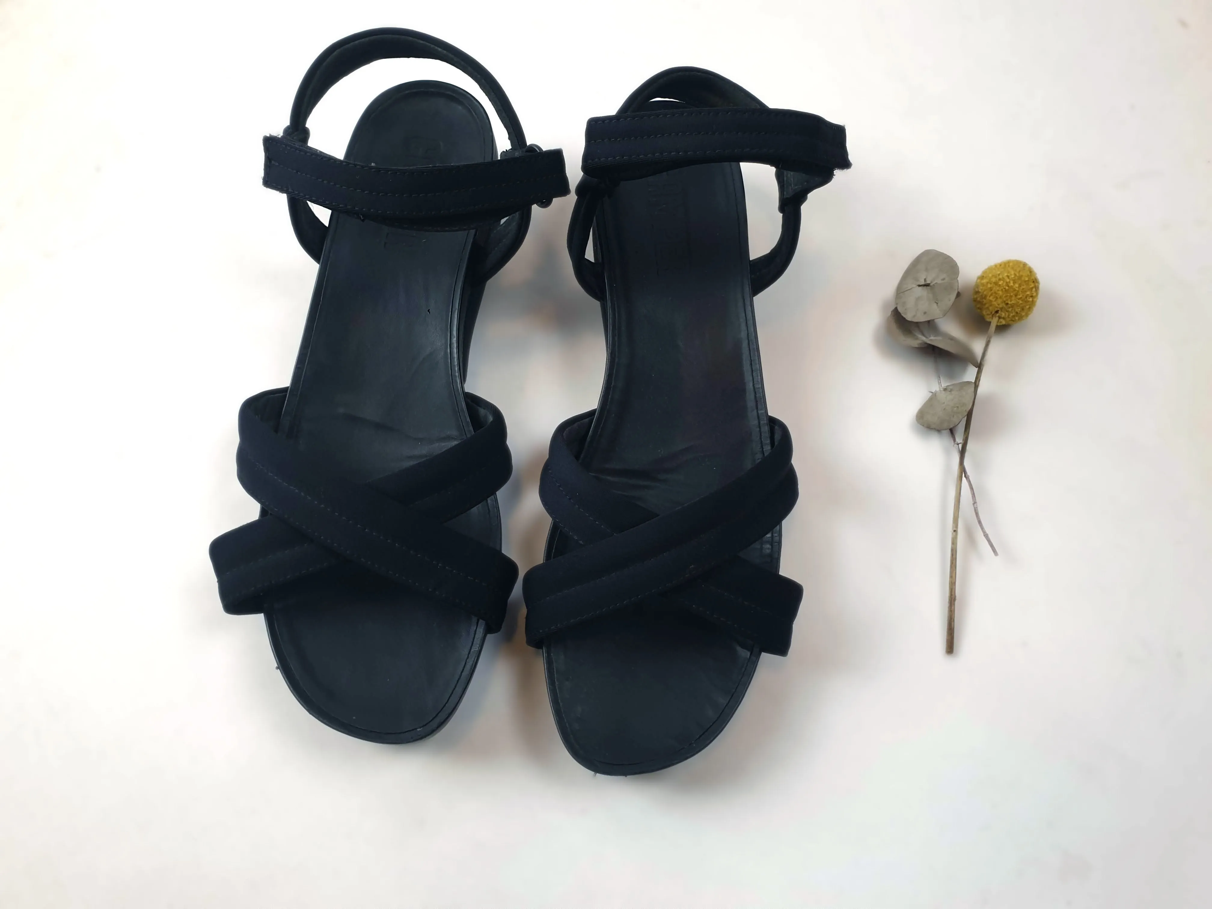 Camper low wedge sandals size 40
