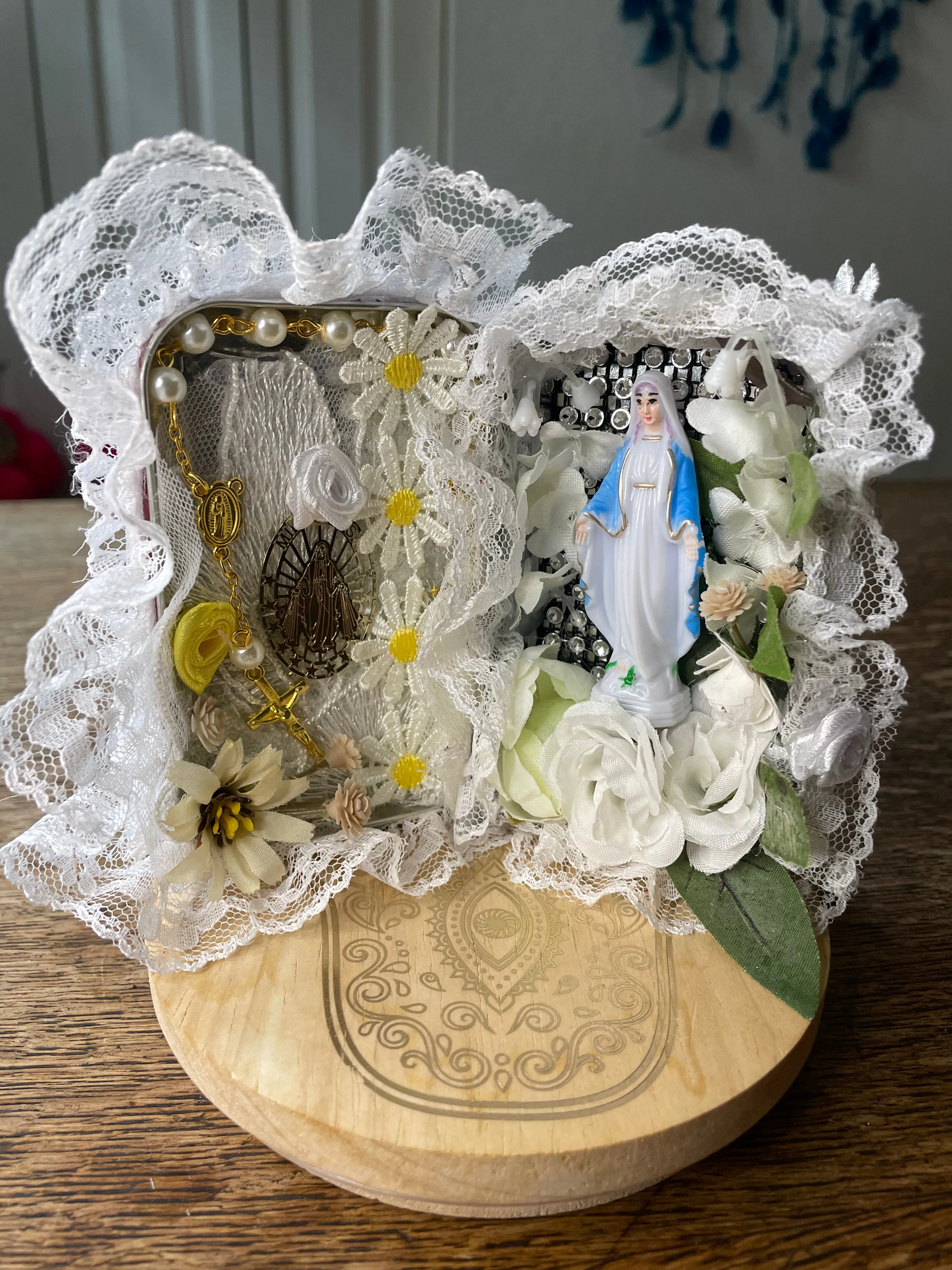 Canvas / little shrine Medalla Milagrosa Lover