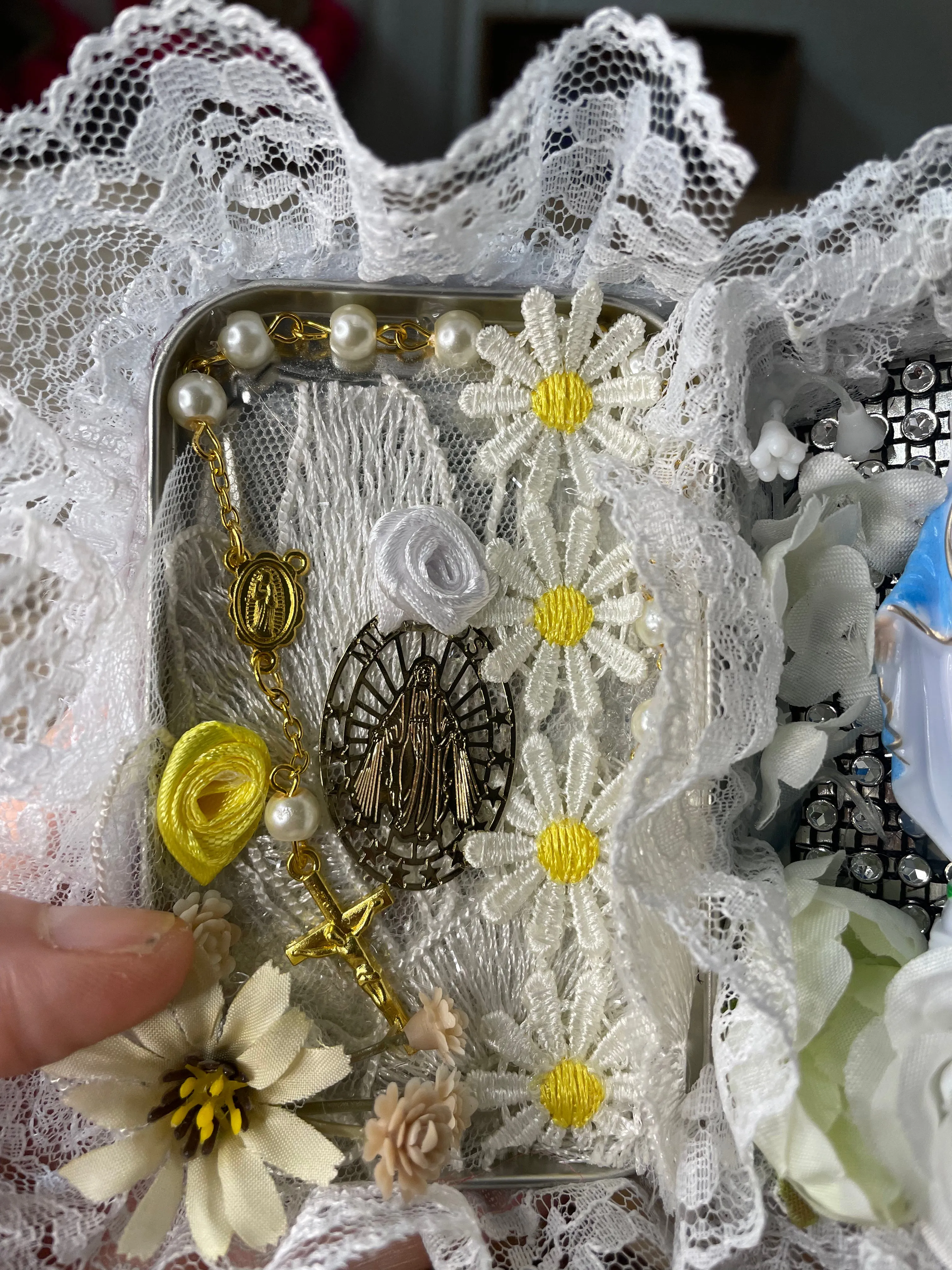 Canvas / little shrine Medalla Milagrosa Lover