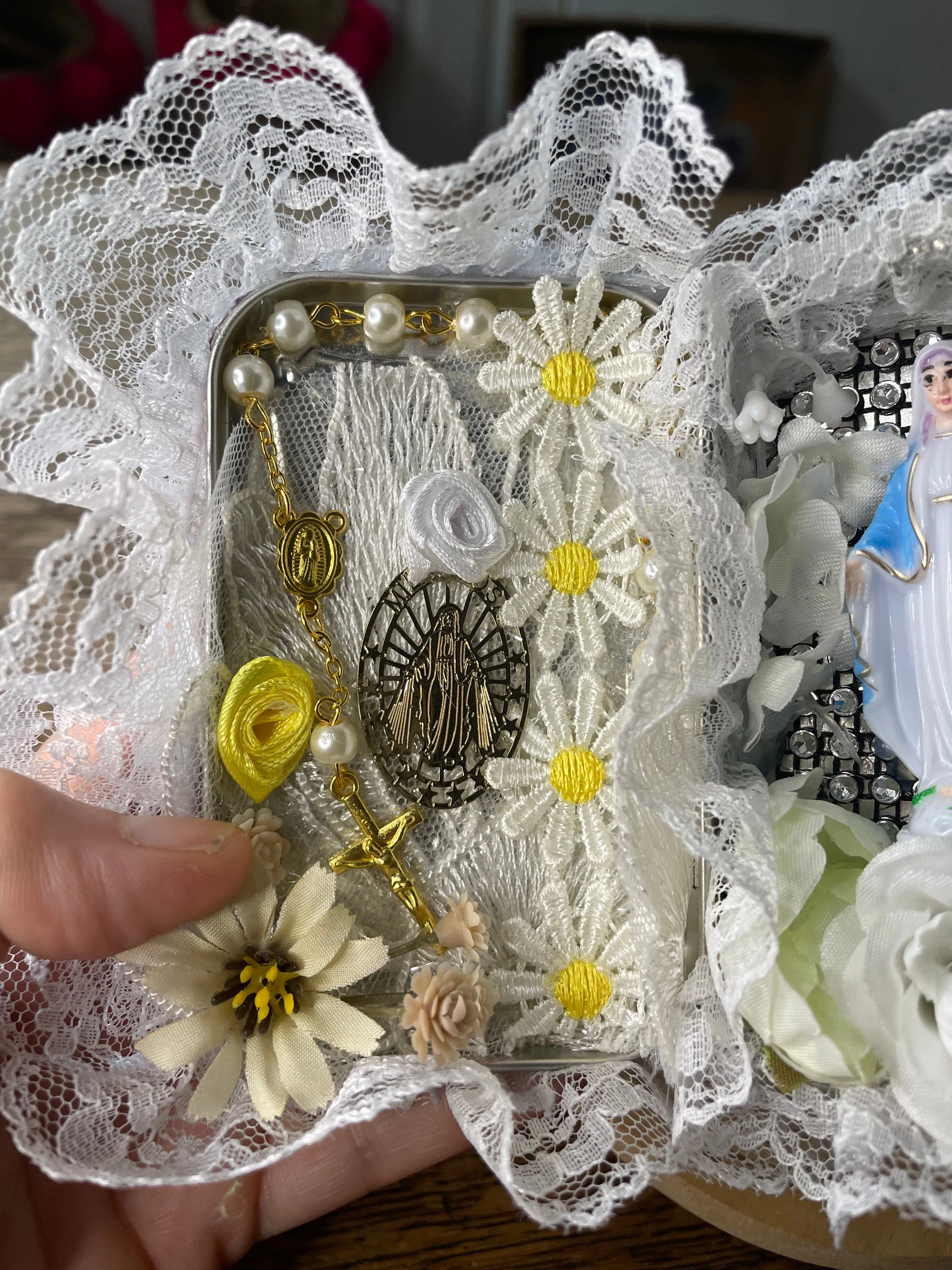 Canvas / little shrine Medalla Milagrosa Lover