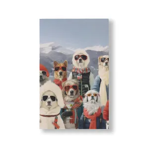 Canvas Wall Art - Martini Dogs