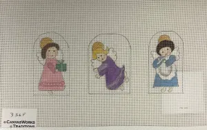 CanvasWorks Traditions 356F More Angels for the Nativity
