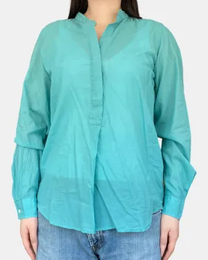 CARTOON WOVEN SHIRT IN LAGOON
