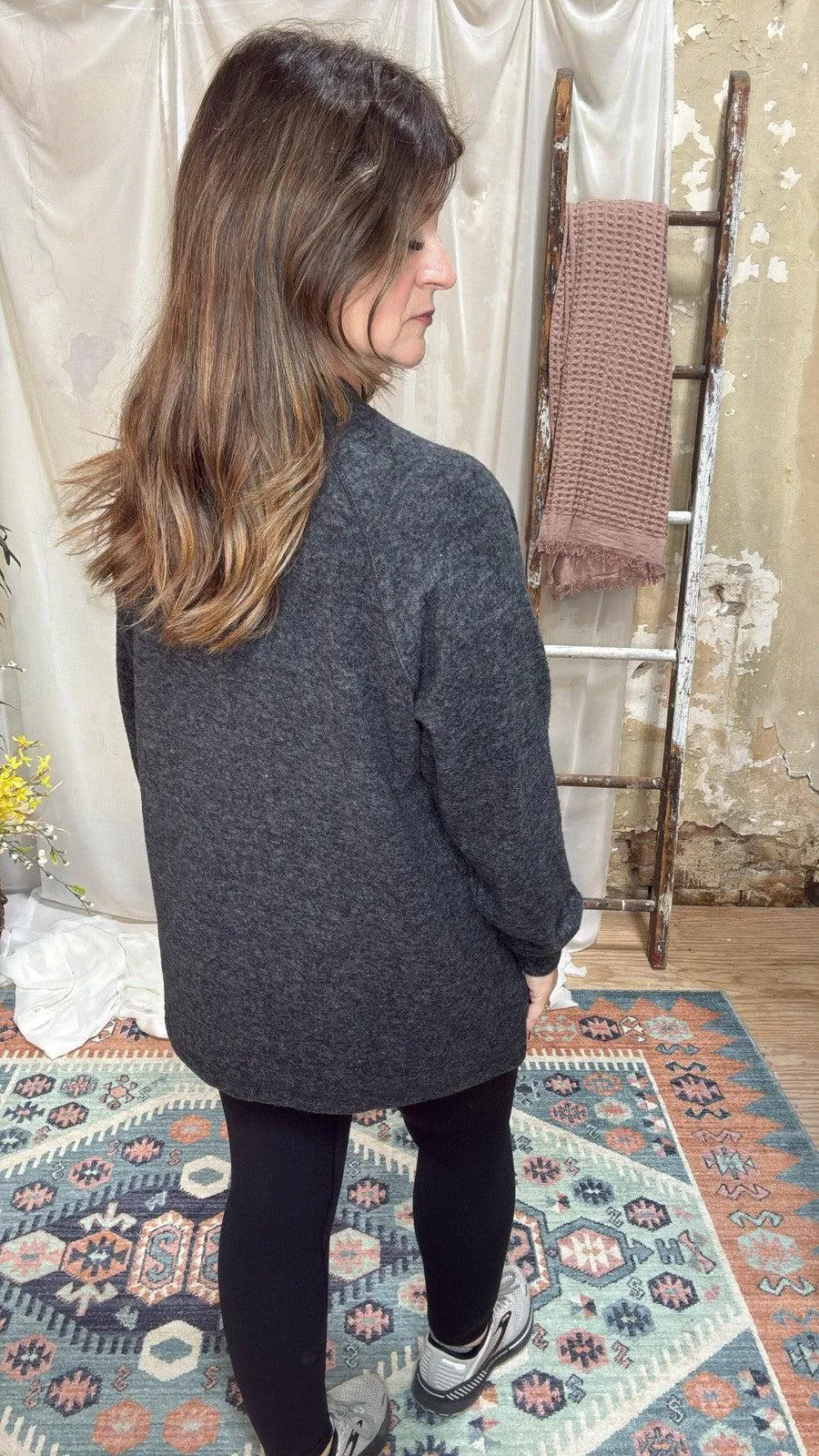 Casual Friday Brushed Sweater Top