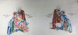 CBK Needlepoint 136 Nativity Star Treetopper