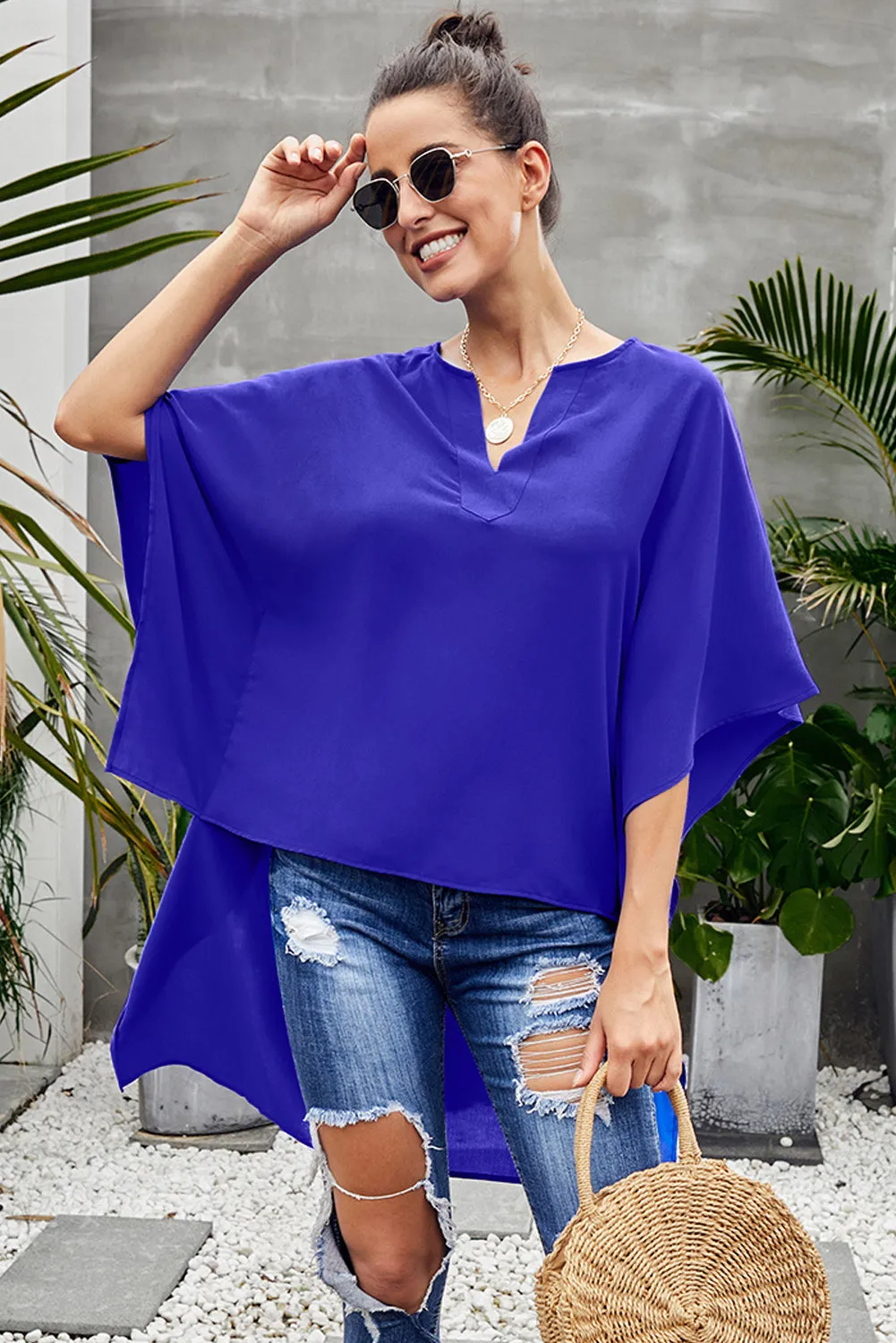 Chic High Low Kimono Top