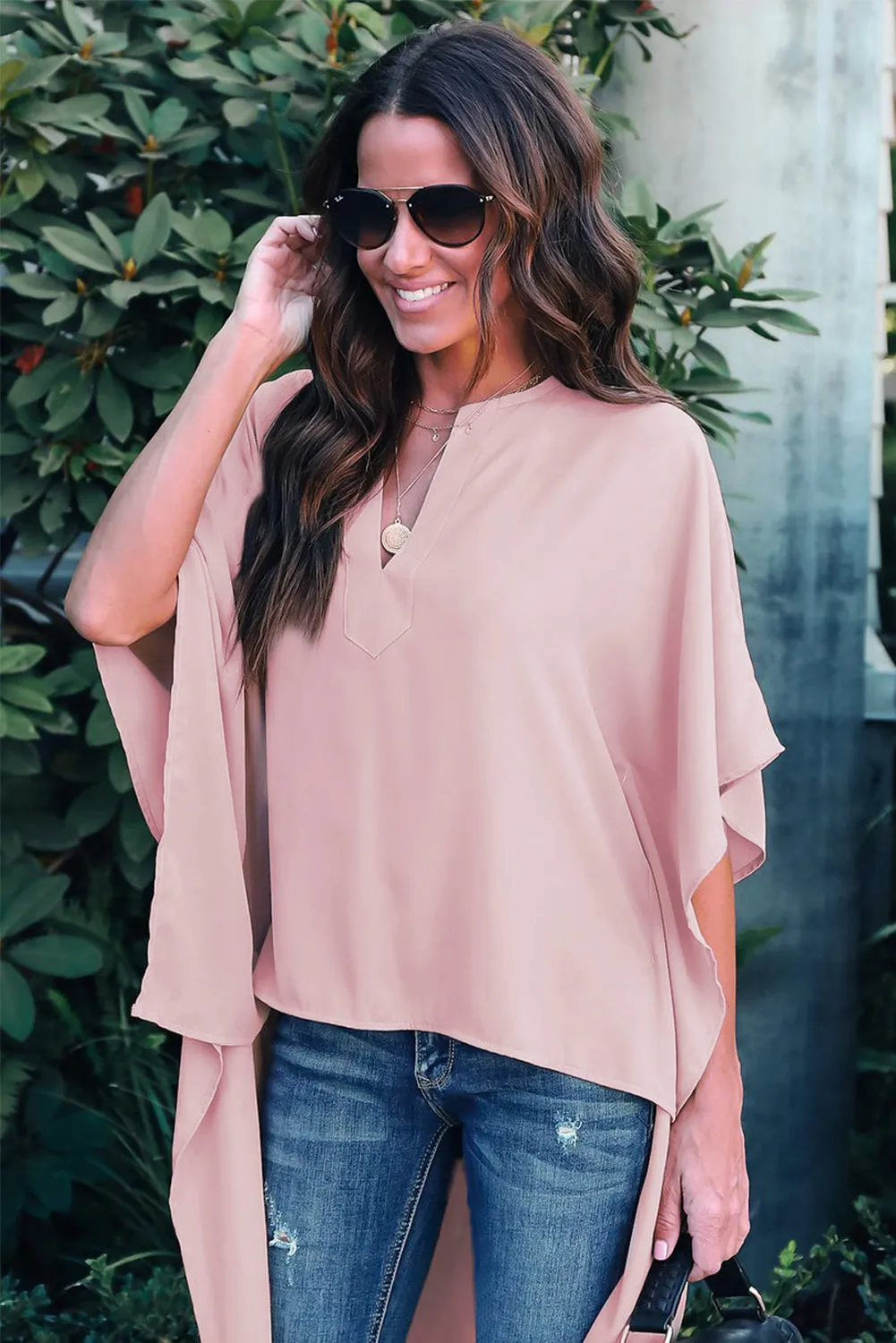 Chic High Low Kimono Top