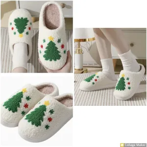 Christmas Tree Slippers - #8324-8328
