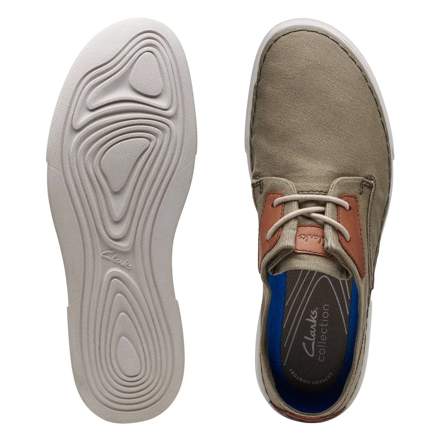 CLARKS  GERELD TIE (WIDE FIT)