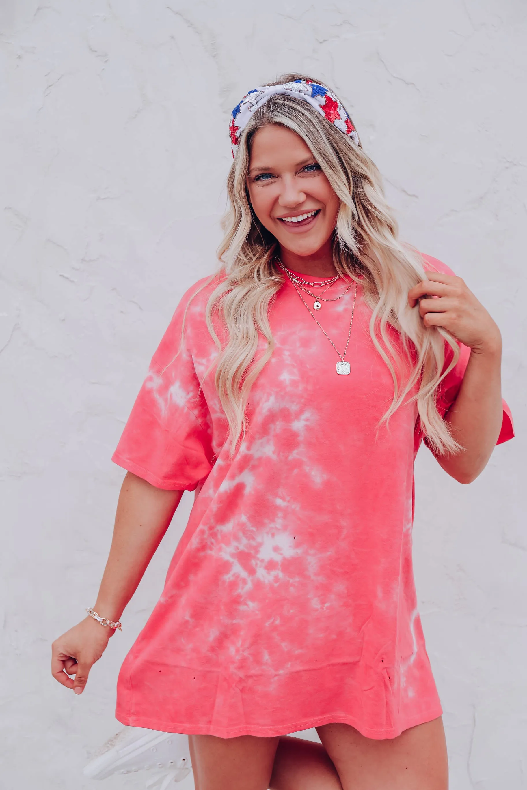 Color Me Red Destroyed Top