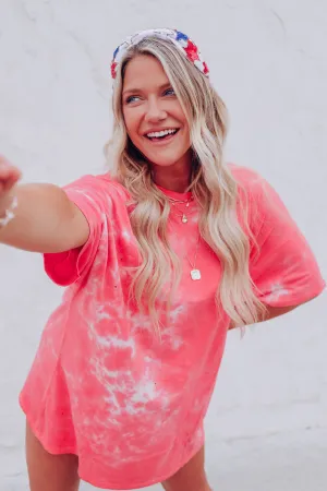 Color Me Red Destroyed Top