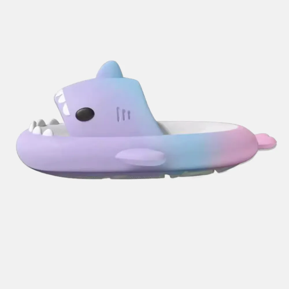 Colorful Shark Slippers