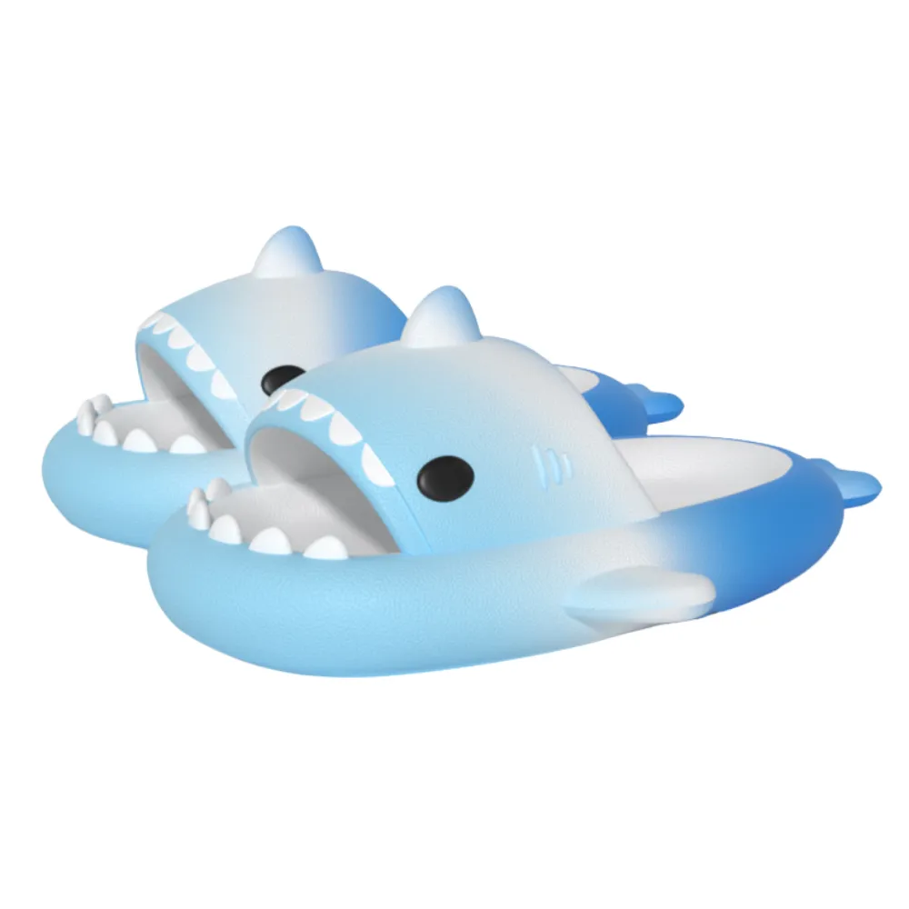 Colorful Shark Slippers