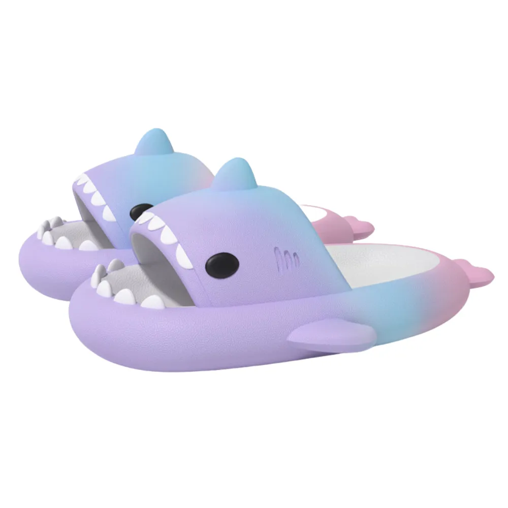 Colorful Shark Slippers