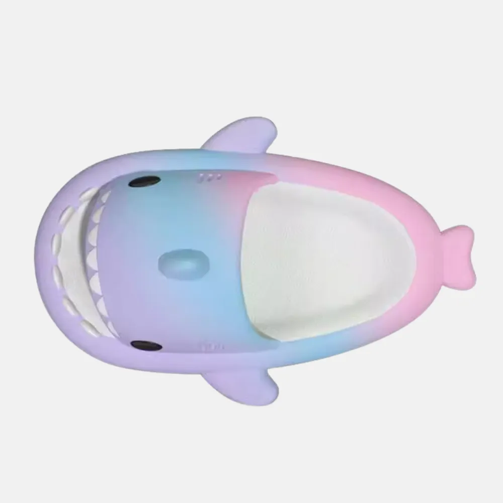 Colorful Shark Slippers