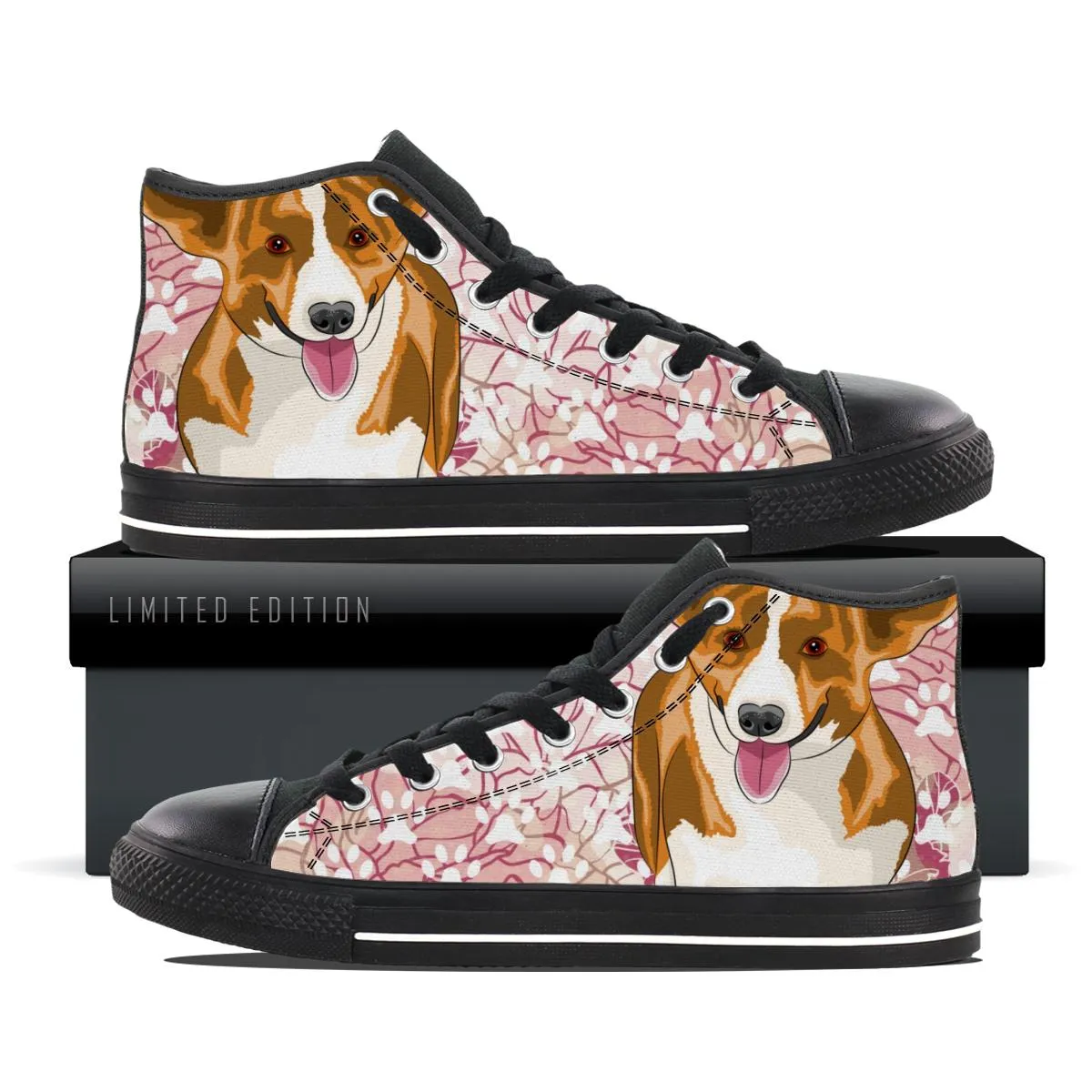 Corgi Kids Canvas Shoes