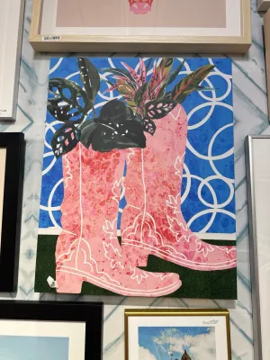 Cowgirl Pink & Planting Canvas