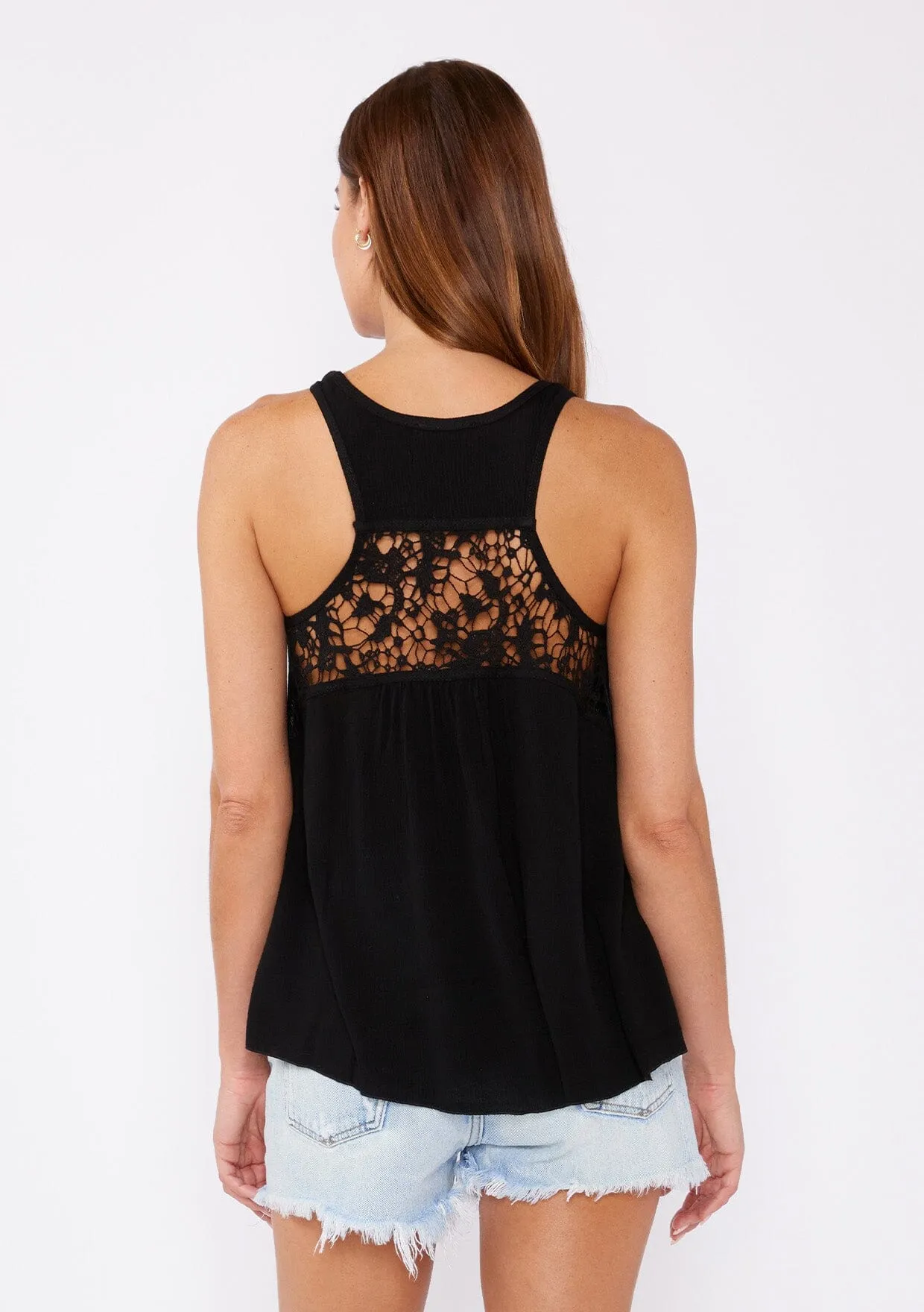 Cris Twist Strap Tank Top