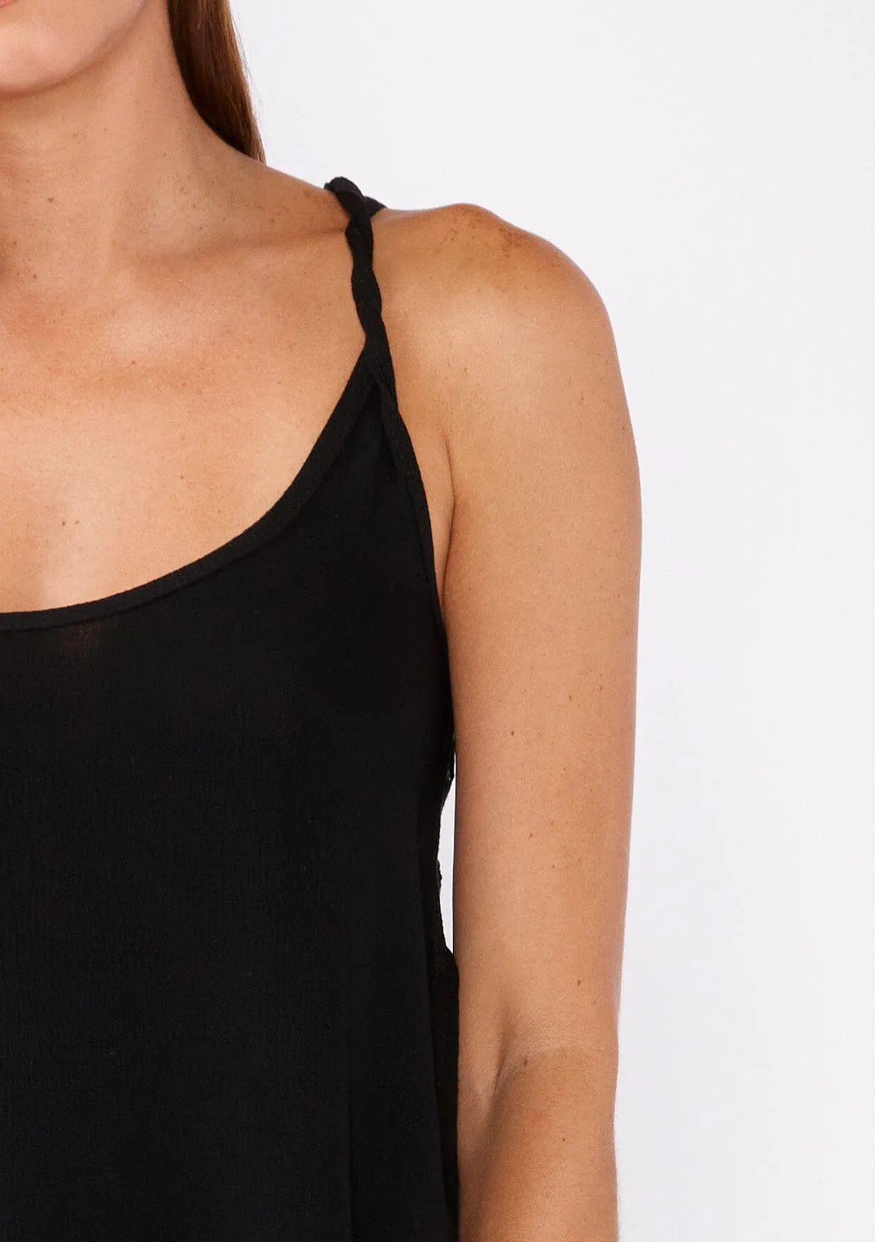 Cris Twist Strap Tank Top