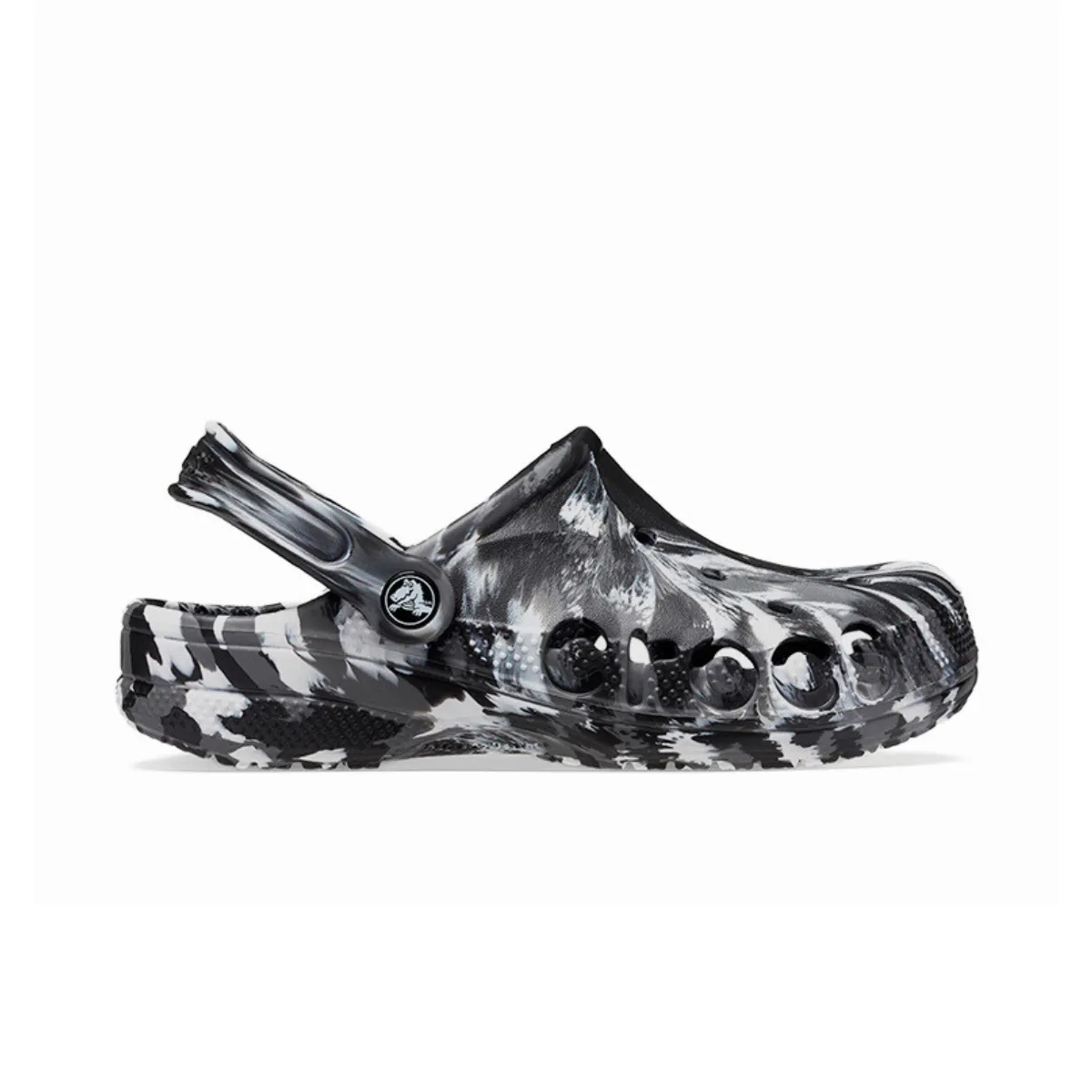 Crocs Baya Marbled Clog - BLK