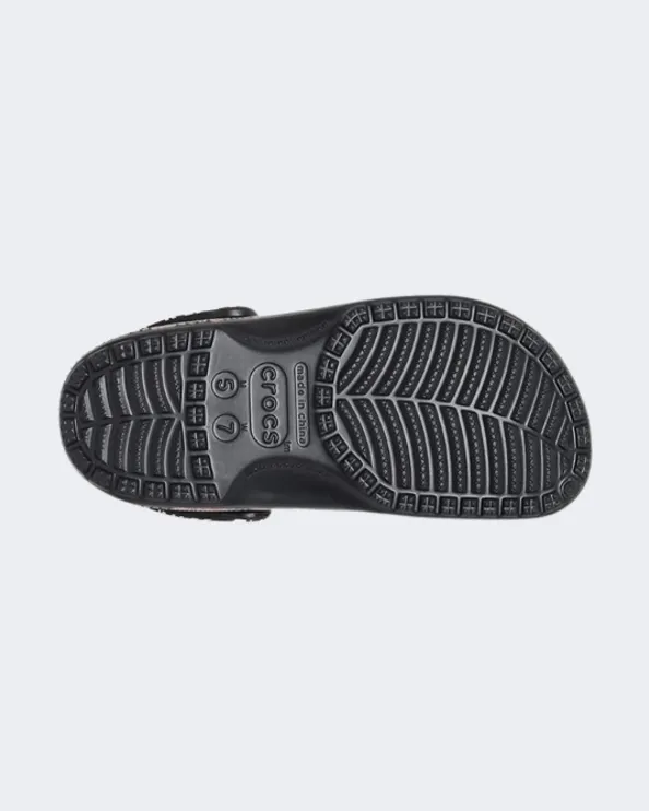 Crocs Classic Animal Remix Clog Unisex Lifestyle Slippers Black/Animal