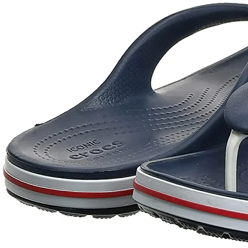 crocs Unisex Adult Bayaband Flip Navy/Pepper Slipper-4 Men/ 5 UK Women (M5W7) (205393-4CC)