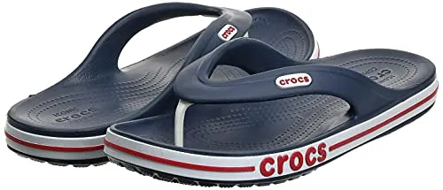 crocs Unisex Adult Bayaband Flip Navy/Pepper Slipper-4 Men/ 5 UK Women (M5W7) (205393-4CC)