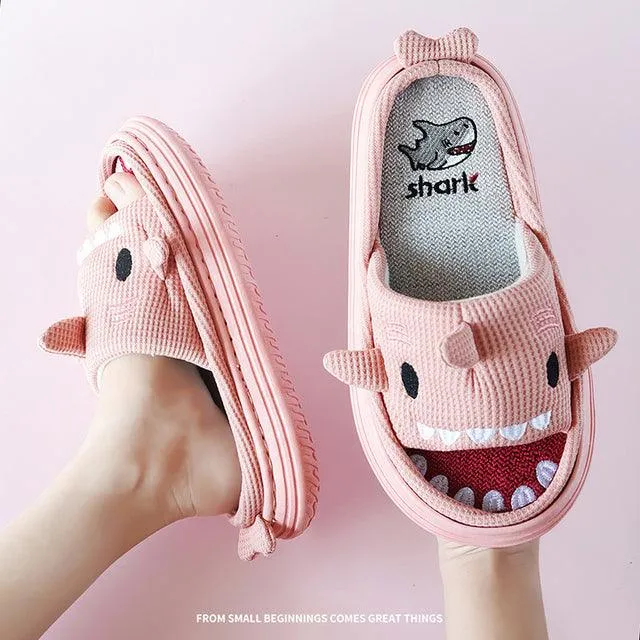 Cute Animal Faces Designer Slippers/Thick Sole Couples Unisex