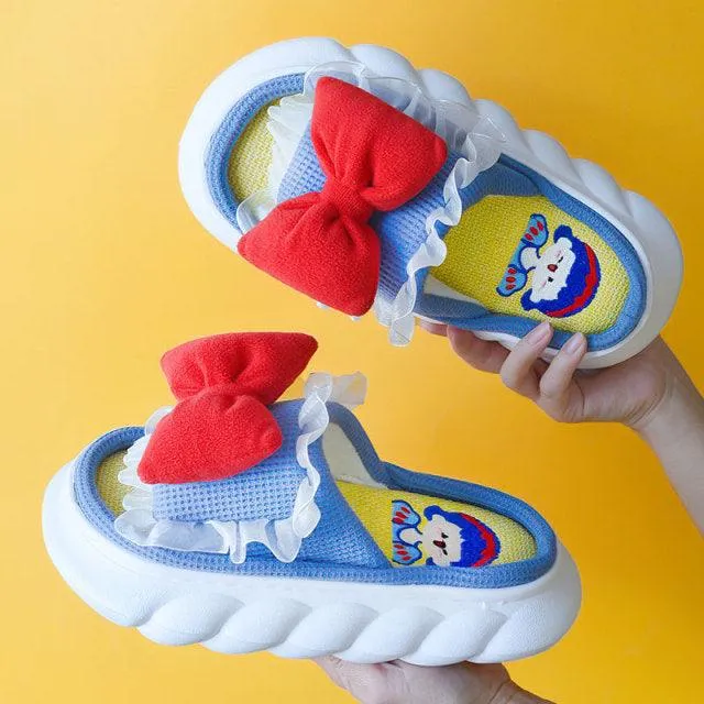 Cute Animal Faces Designer Slippers/Thick Sole Couples Unisex