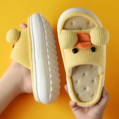Cute Animal Faces Designer Slippers/Thick Sole Couples Unisex