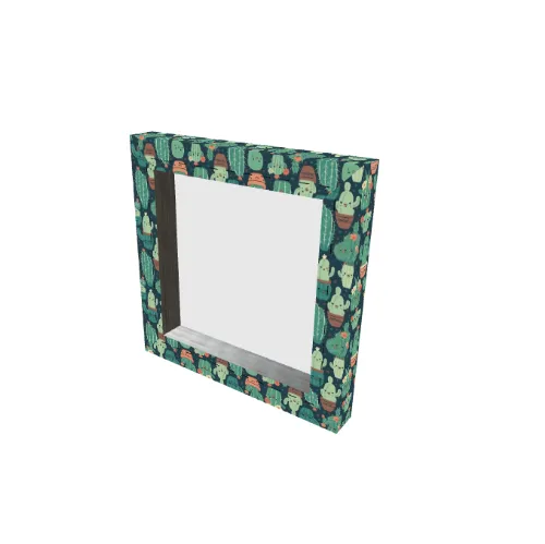Cute Cactus Cartoon Canvas C0004
