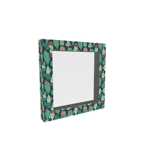 Cute Cactus Cartoon Canvas C0004