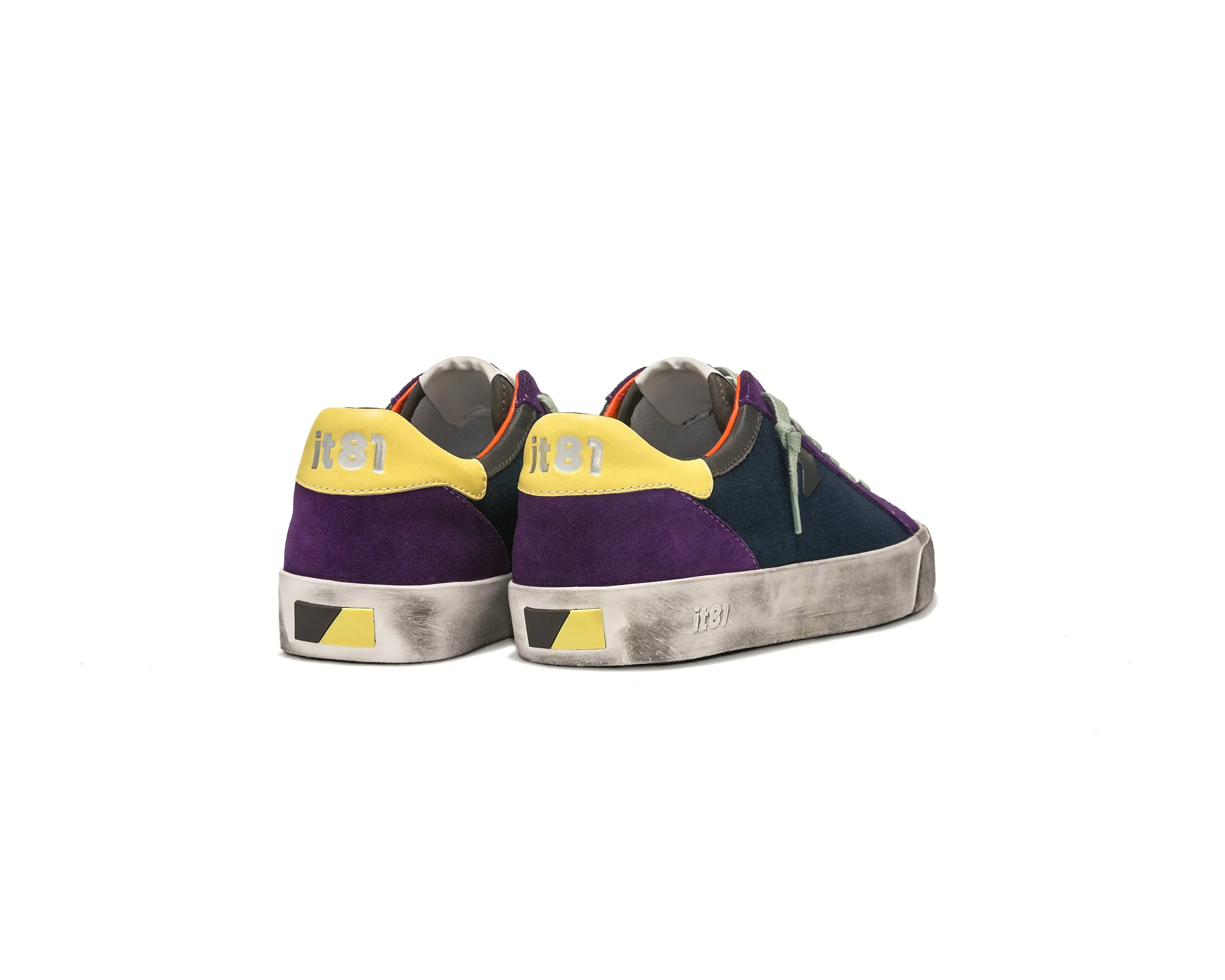 Cyber Blue & Purple Low-top