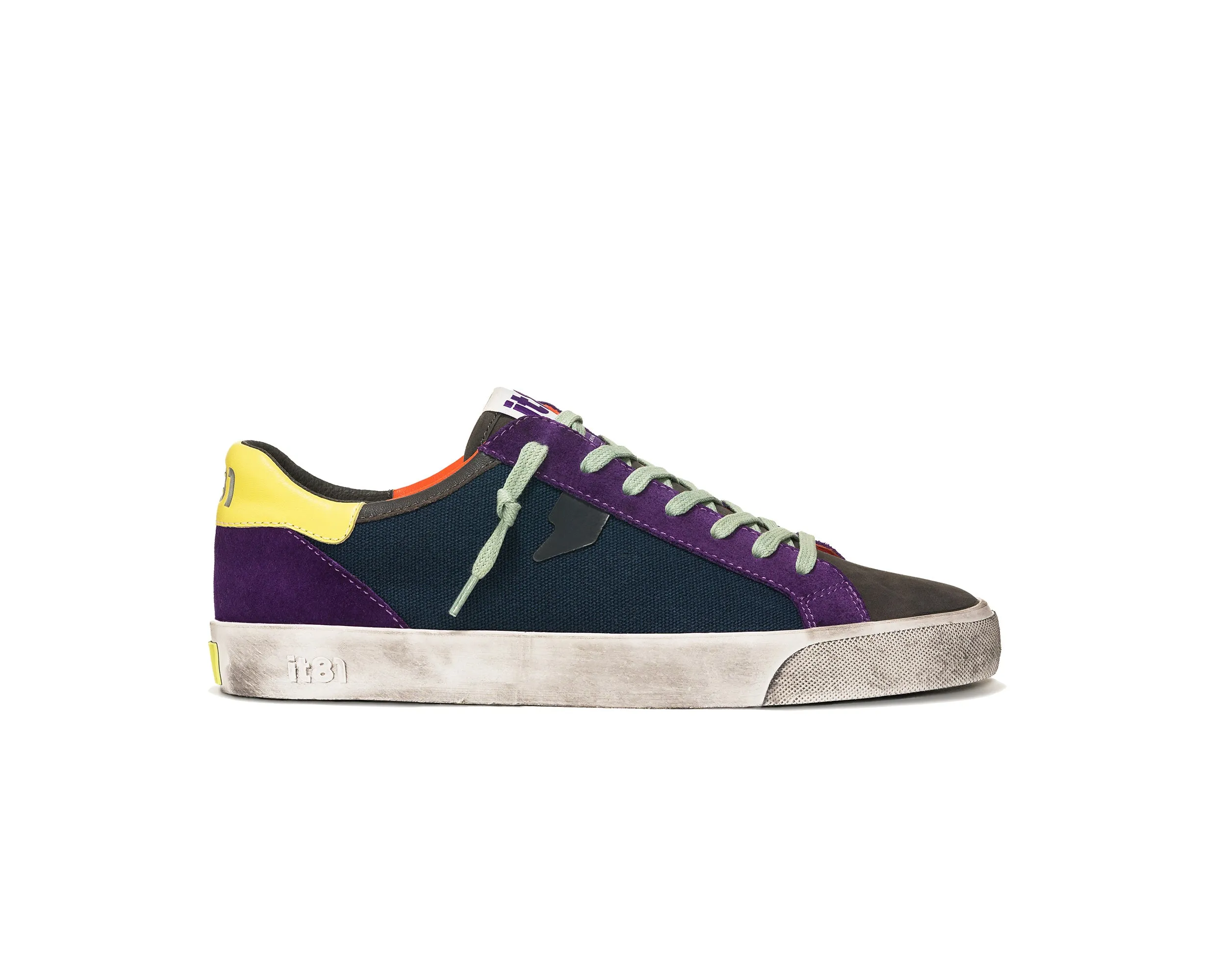 Cyber Blue & Purple Low-top