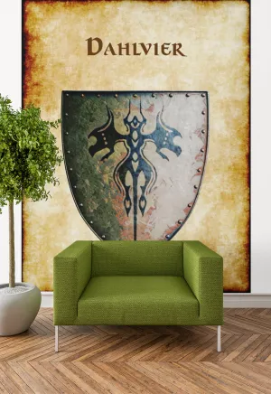 Dahlvier Heraldry of Greyhawk Anna Meyer Cartography Canvas Art Print