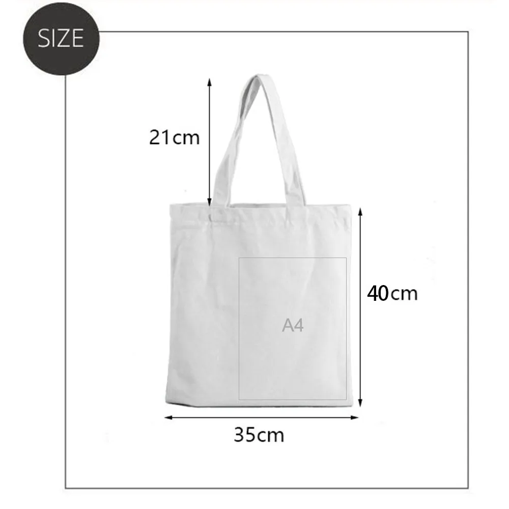 Delicate Girl White Canvas Bag A