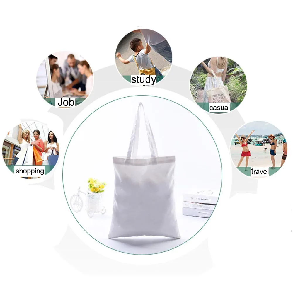 Delicate Girl White Canvas Bag A