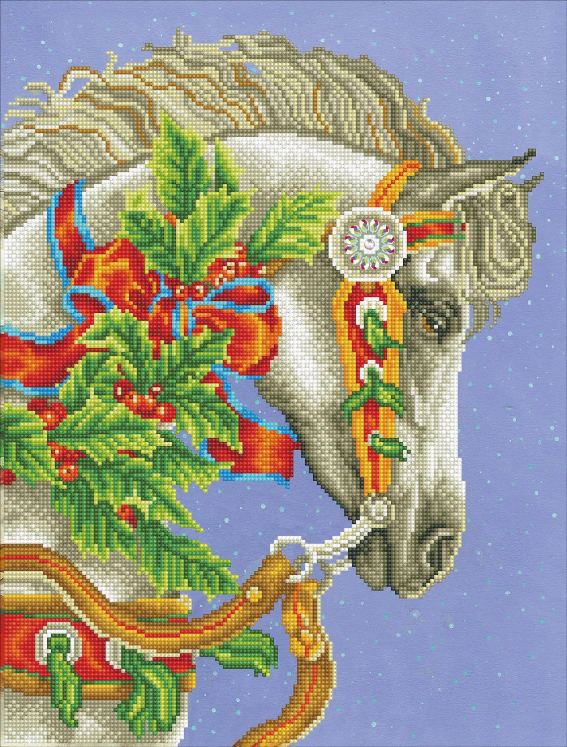 Diamond Dotz Printed Canvas Kit Fabric Needlecrafts 52cm x 42cm - Select Design