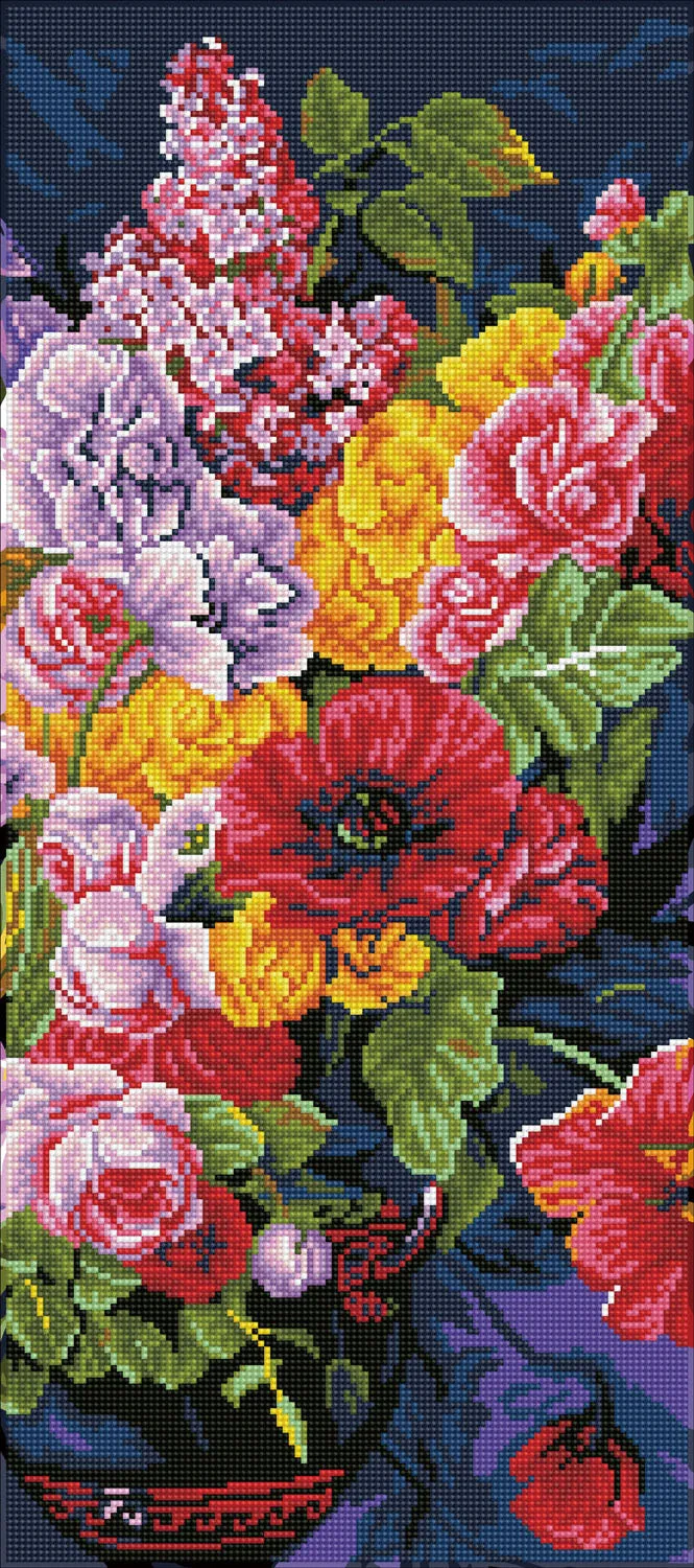Diamond Dotz Printed Canvas Kit Fabric Needlecrafts 52cm x 42cm - Select Design