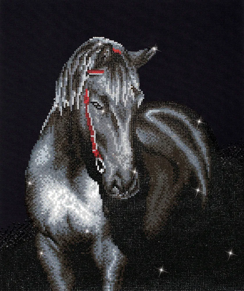 Diamond Dotz Printed Canvas Kit Fabric Needlecrafts 52cm x 42cm - Select Design