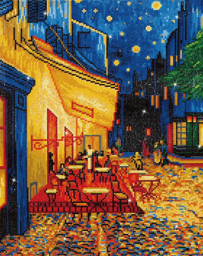 Diamond Dotz Printed Canvas Kit Fabric Needlecrafts 52cm x 42cm - Select Design