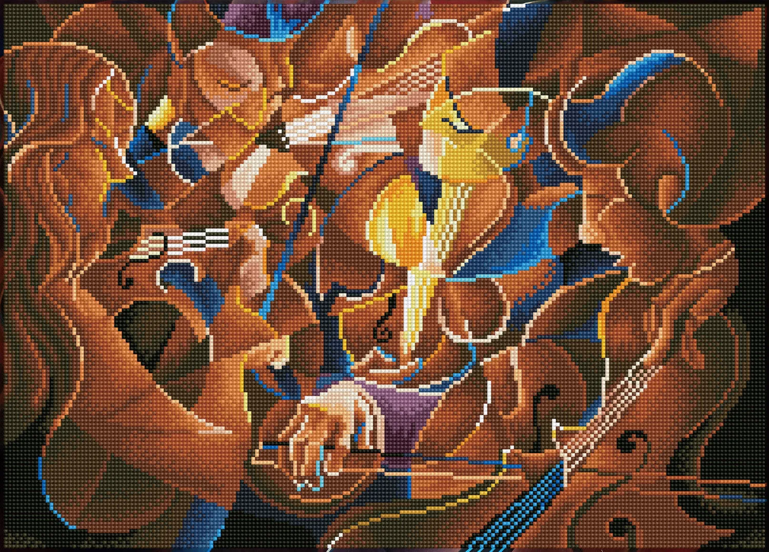 Diamond Dotz Printed Canvas Kit Fabric Needlecrafts 52cm x 42cm - Select Design